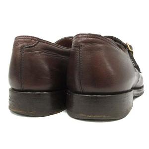 JOHN LOBB WILLIAM シューズ ダブルモンクストラップ レザー 9E 27.5cm 茶 ブラウン