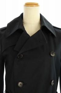 HYKE ライナー付きトレンチコート 1 紺