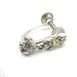 VENDOME AOYAMA イヤリング アクセサリー K18WG  ダイヤモンド ホワイトゴールド