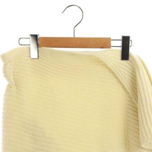 sacai 20AW スカート ロング ニット アシンメトリー 2 ホワイト