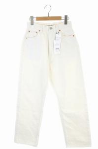 HIGHT WAIST DENIM PA B00MSPA18 パンツ ストレート コットン 32 白