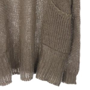 Acne Studios ウール混 ローゲージ長袖ニット カットソー チュニック S 茶