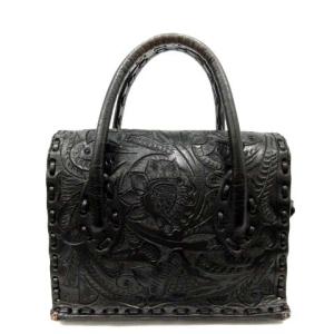 CARVING TRIBES カービングバッグ ハンド ショルダー 2way ミニ マエストラ Mini Maestra レザー 黒