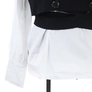 Ameri VINTAGE AMERI MINI JACKET DOCKING SHIRTS F ブラック