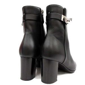 HERMES 20AW Kelly ケリーサンジェルマン ショートブーツ チャンキーヒール 36