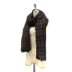 Faliero Sarti ストール マフラー チェック マルチカラー