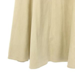 ANAYI 20SS エコスエードフレアスカート ベージュ