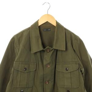 Frank Leder コットンミリタリージャケット S カーキ