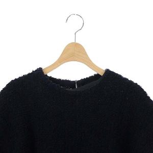 Drawer ループ ショートスリーブニットセーター 1 ブラック