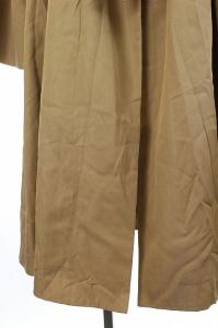 ELIN ウエストギャザー トレンチ調コート アウター マキシ丈 ドロスト 36 ベージュ