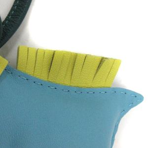 HERMES バッグチャーム キーホルダー ロデオ GM アニューミロ ブルー