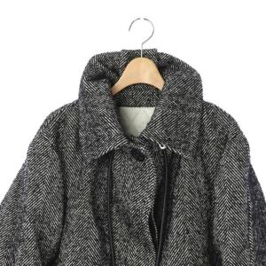 sacai ファーレイヤードジャケット アウター 中綿 ヘリンボーン フェイクファー