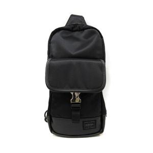 サックスバー スリング ボディバッグ ショルダーバッグ ナイロン 黒