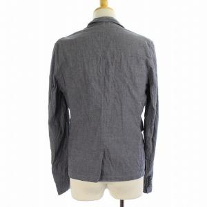 KRISVANASSCHE セットアップ スーツ テーラードジャケット バミューダショーツ ハーフパンツ イージー ヘリンボーン 48 青