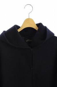 STUNNING LURE 18AW ウール リバーコート アウター フード ロング 0 紺 ネイビー