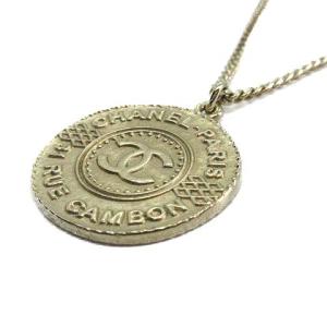 CHANEL 31 RUE CAMBON コインネックレス ココマーク 真鍮 ゴールド