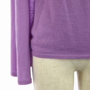 MYLAN Cape Layerd Tank ニット カットソー ケープ カシミヤ ノースリーブ 紫