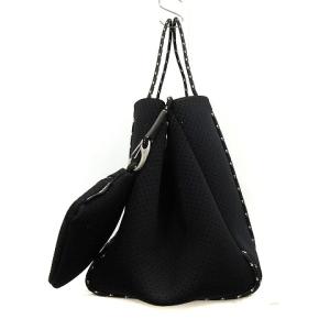 STATE OF ESCAPE バッグ トート ネオプレーン ポーチ付き 黒 ブラック