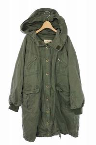 てるてる アーミーコート ミリタリー ライナー付き 3L カーキ