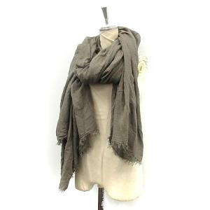 Faliero Sarti ストール モダール カシミヤ混 大判 グレー