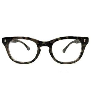 SOPHNET. 金子眼鏡 BINCHOTAN 眼鏡 めがね 度入り 総柄 黒 グレー