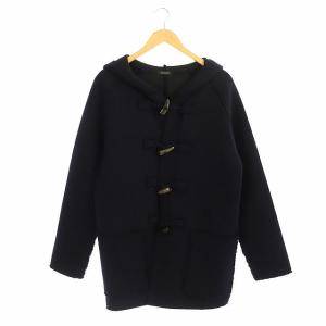 ニットダッフルコート フード 48 ネイビー