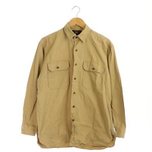 90S コットンジャケット シャツ M ベージュ