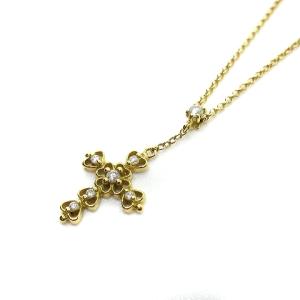AHKAH ジェンヌロザリオ ネックレス ダイヤモンド0.06ct K18