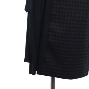 Martin Margiela 1 19AW ワンピース ロング 半袖 切替 38 黒 グレー