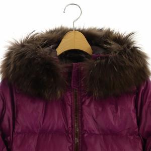DUVETICA KAPPA ダウンコート フィンラクーンファー 40 パープル