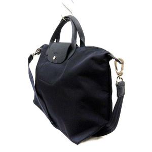Longchamp ルプリアージュ ネオ バッグ トート ショルダー 2way ナイロン 紺