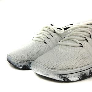 Martin Margiela 22 ソックススニーカー ローカット ペンキ加工 43 27.5cm-28cm 白 ホワイト