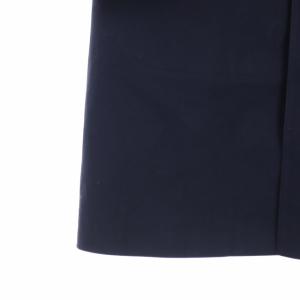 MACKINTOSH DUNOON ライナー付き ゴム引きコート アウター ステンカラー ロング 比翼ボタン 36 紺