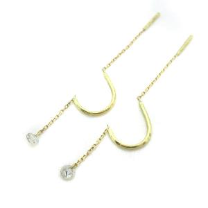 AHKAH スイングピアス ダイヤモンド K18