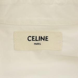 CELINE プレーンシャツ 38 ホワイト