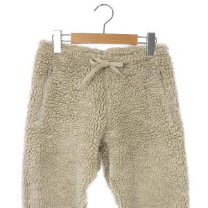 YAECA WOOL EAZY PANTS NATURAL イージーパンツ ボア テーパード ウール XS グレージュ