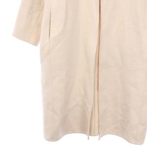 CELFORD 19SS ノーカラーロングコート 36 ペールピンク