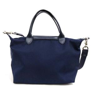 Longchamp ル プリアージュ ネオ ハンドバッグ トート ショルダー 2WAY ナイロン 紺 ネイビー