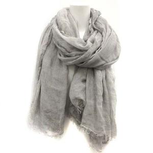 Faliero Sarti ストール ショール 薄手 大判 グレー