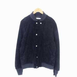 スウェードレザーブルゾン ブラック