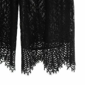 Diagram 21SS シフォン レイヤード パンツ ブラック 