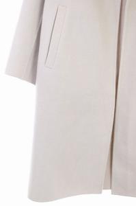 Spick&Span 19AW Wフェイス ノーカラーコート アウター 38 ベージュ