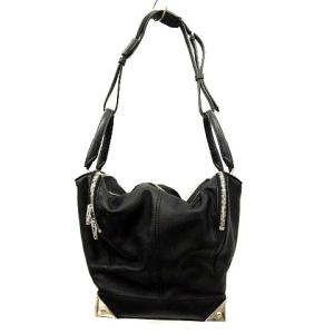 alexanderwang エミール ショルダーバッグ レザー ブラック