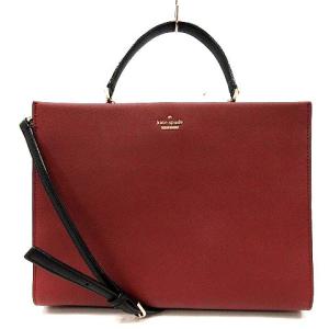 18SS 2wayレザーハンドバッグ ボルドー