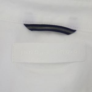 junhashimoto SIDE JERSEY SHORT B.D シャツ ボタンダウン 長袖 3 白 ホワイト