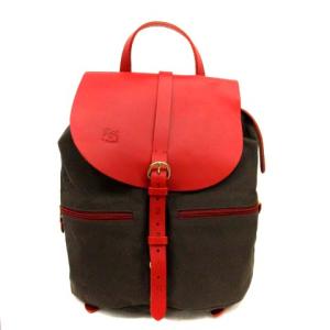 リュックサック バックパック キャンバス レザー