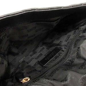 MICHAEL KORS バッグ ショルダー レザー キルティング チェーン 黒