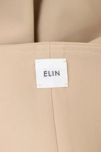 ELIN HIGH WAIST PANTSパンツ ワイド テーパード タック 38 ベージュ