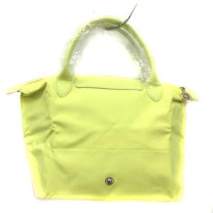 Longchamp ルプリアージュ バッグ トート ハンド ナイロン 折りたたみ 黄色