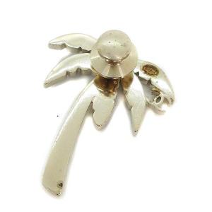 CHANEL G17C ピンブローチ ヤシの木 ココマーク フェイクパール ゴールド ブラック